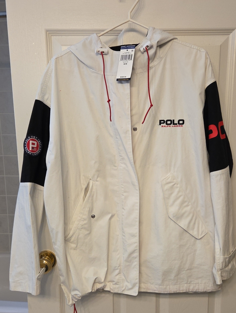 Polo Ralph Lauren Classic White Jacket.  Mens Med